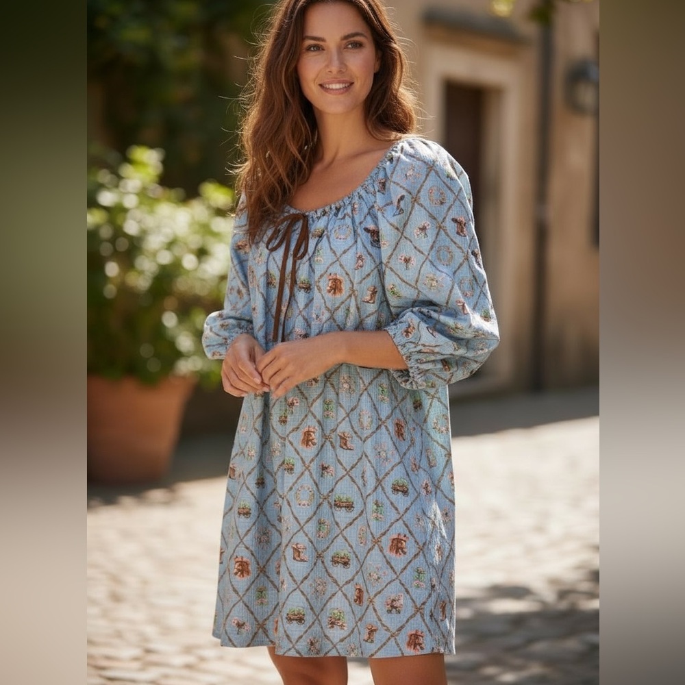 Floral Blue Jumpsuit